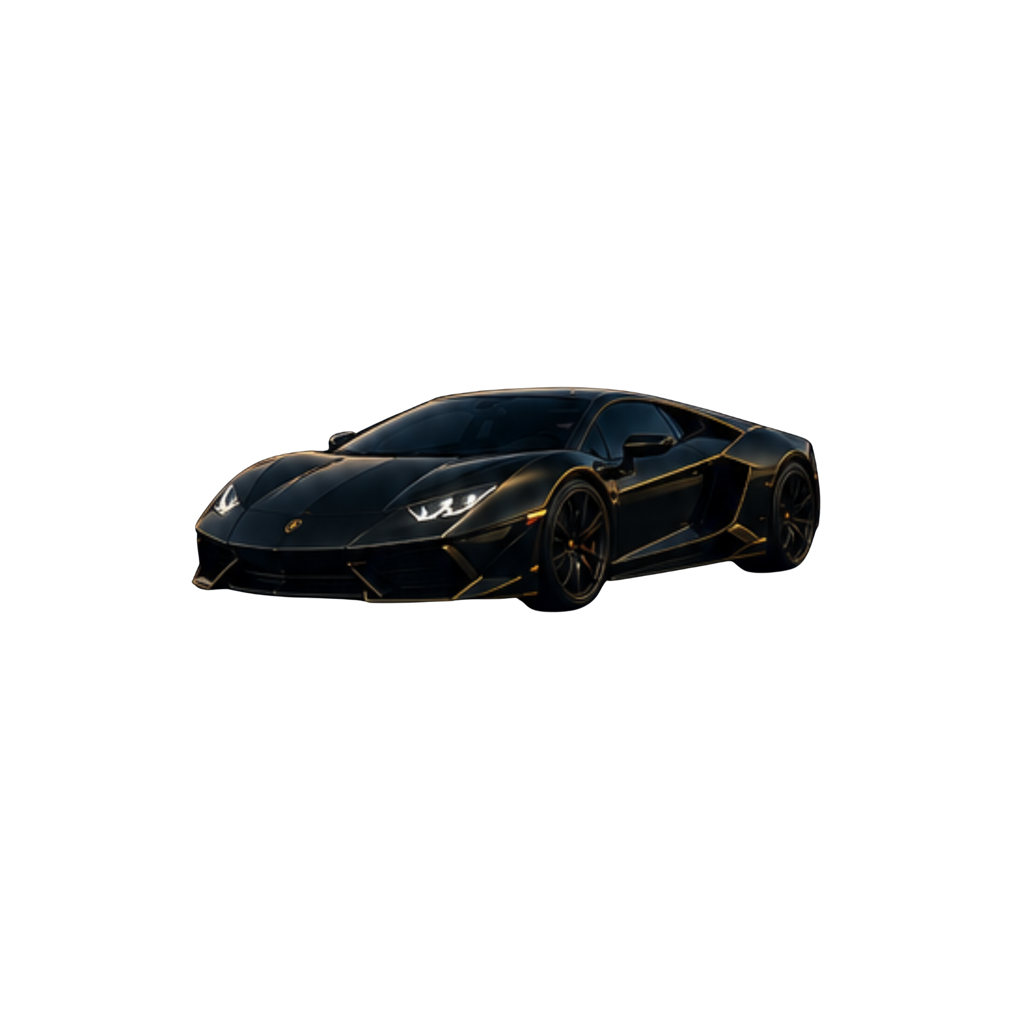 Three exotic cars